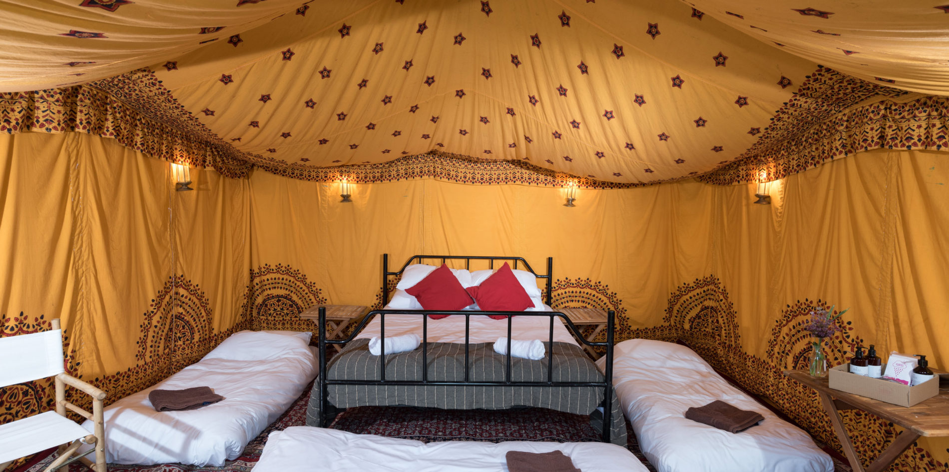 king bed with 3 extra - Bedouin Tent