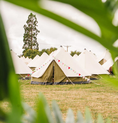 classic bell glamping site