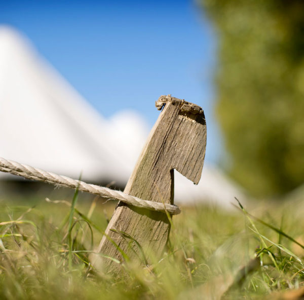 tent pegs - luxury camping and glamping